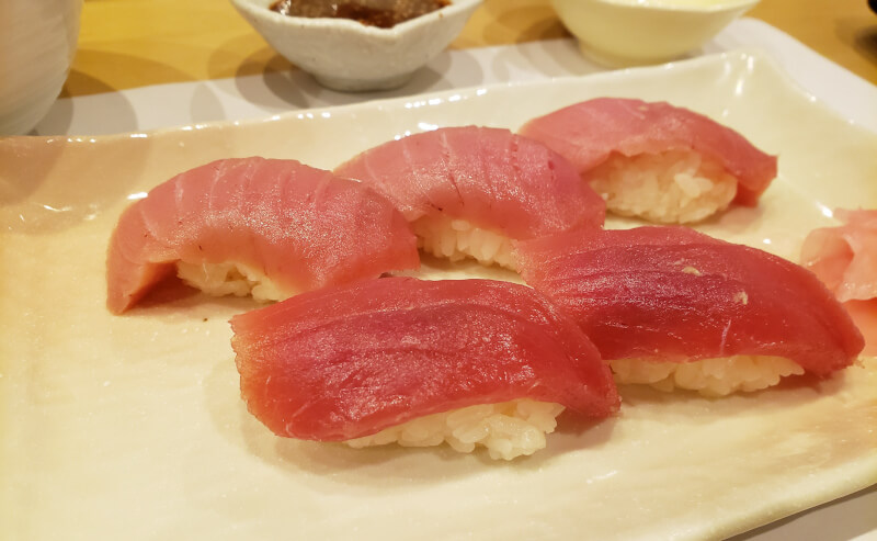松江市にある徳さんの握り寿司