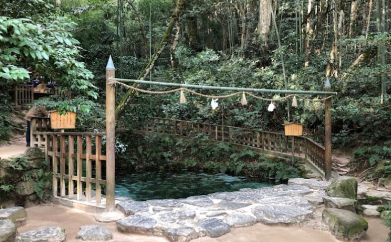 八重垣神社鏡の池