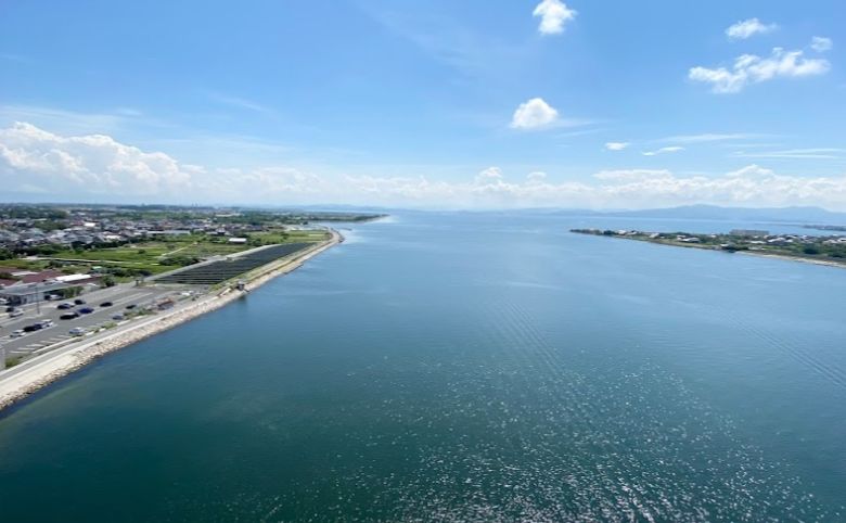 江島大橋からの景色