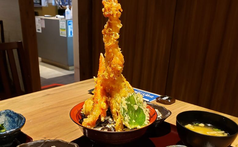 天ぷら海鮮米福 シャミネ松江店大海老天丼