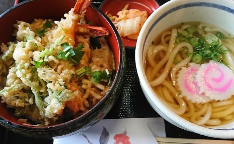 まるなかうーめん天丼