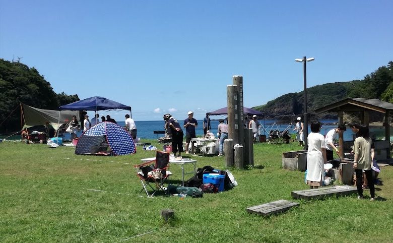 桂島海水浴場キャンプ場