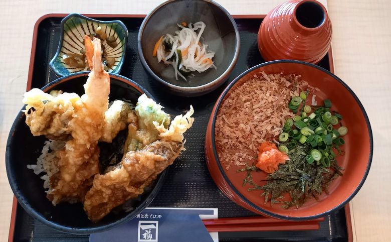 奥出雲そば処 一福 松江駅前テルサ店天丼