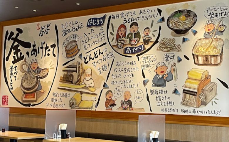 どんどん 松江店店内