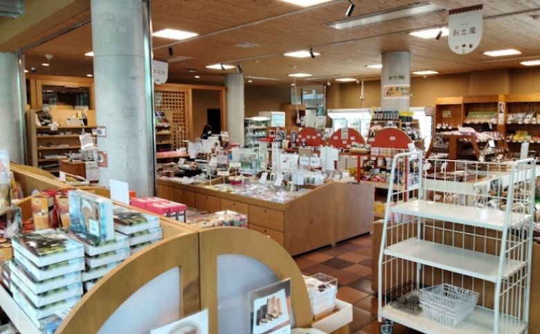 道の駅 津和野温泉·なごみの里の物販コーナー