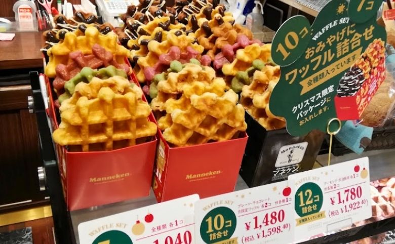 マネケン シャミネ松江店のワッフル