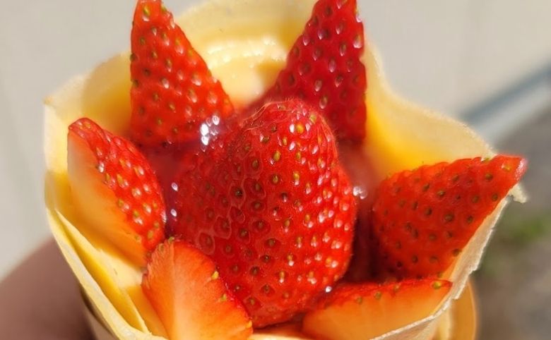 Crepe Haloのクレープ