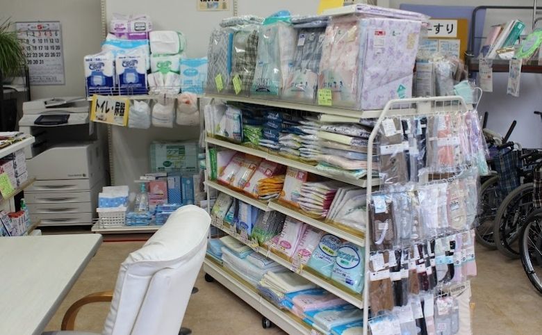 介護ショップ しょうほくの店内