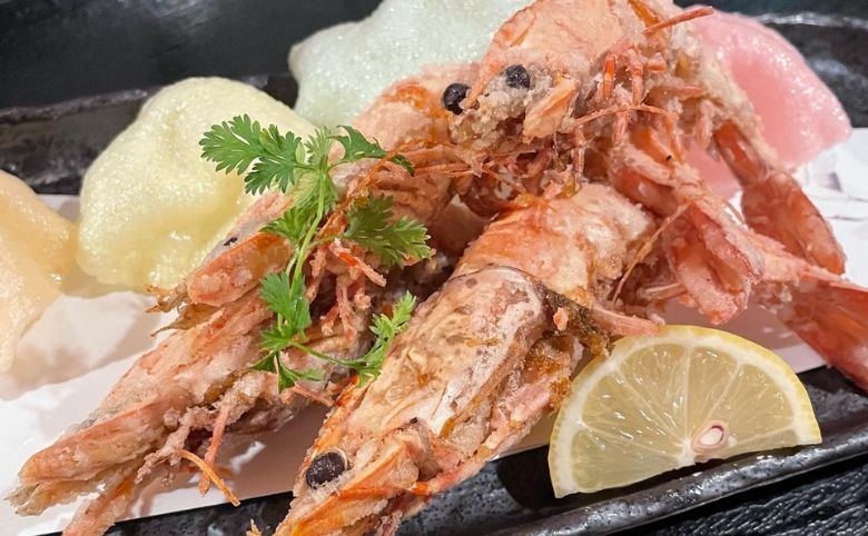 和ごころ料理 隠れみののエビの唐揚げ