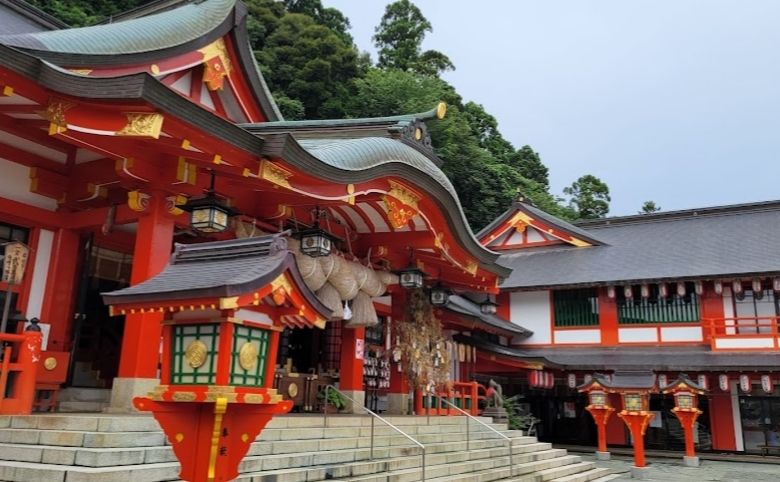 太皷谷稲成神社の外観