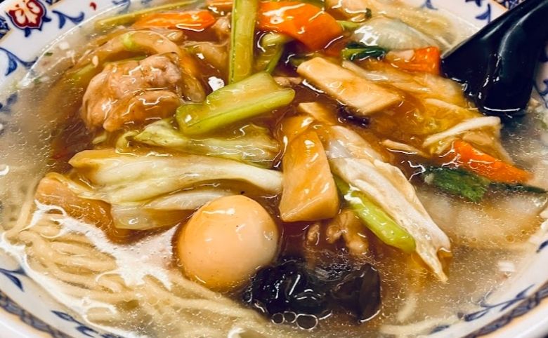 中華 虎楼のあんかけそば