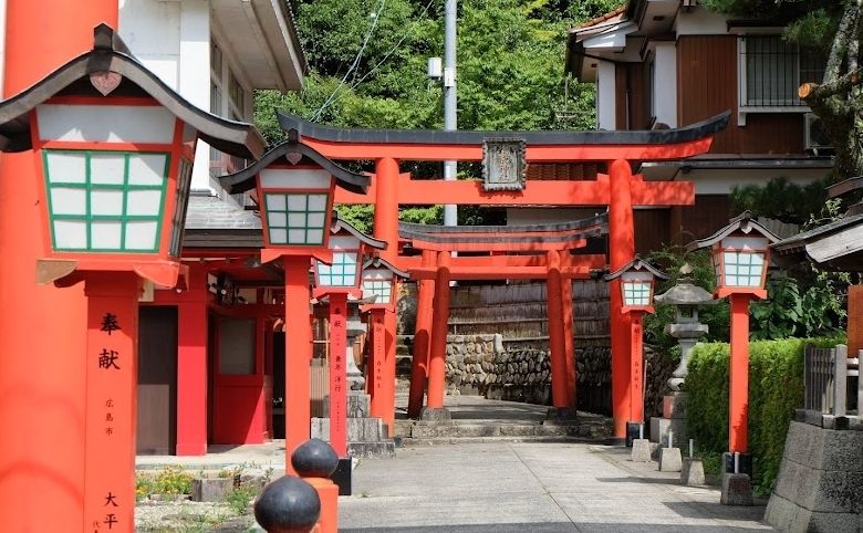 太皷谷稲成神社の鳥居
