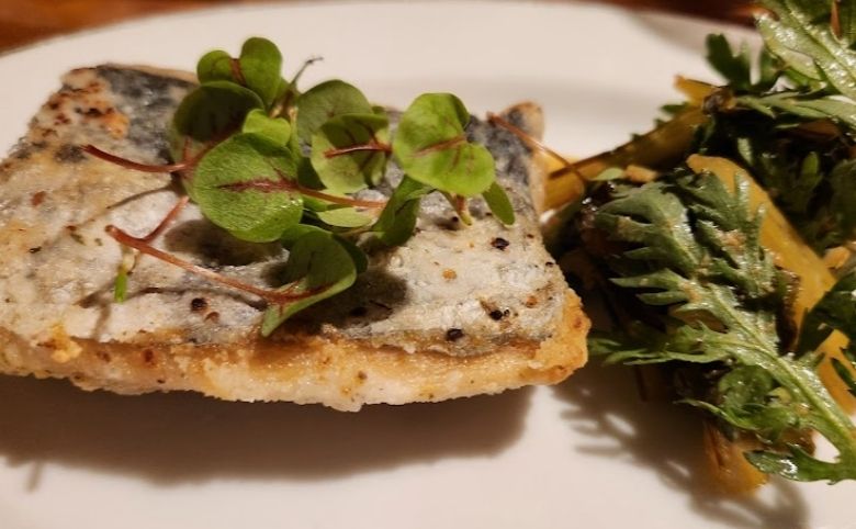 宍道湖ワインの魚料理