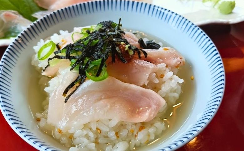 京らぎ 黒田店の鯛茶漬け