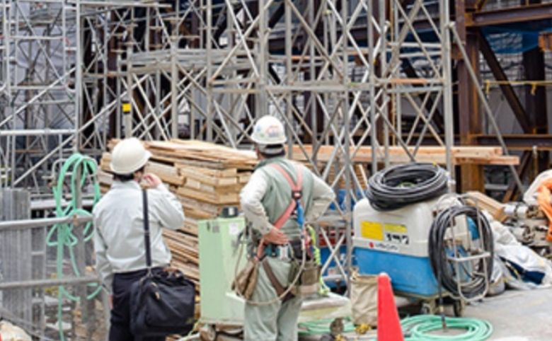 (有)大成商事 松江支店の解体現場