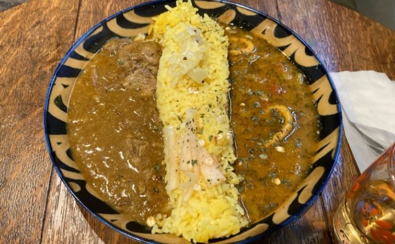 Spice＆curry LAMPのあいがけカレー