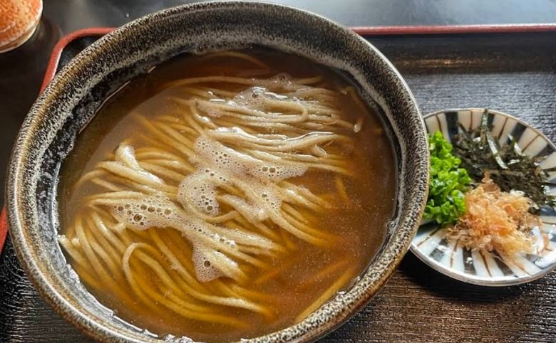 神代そばの釜揚げそば
