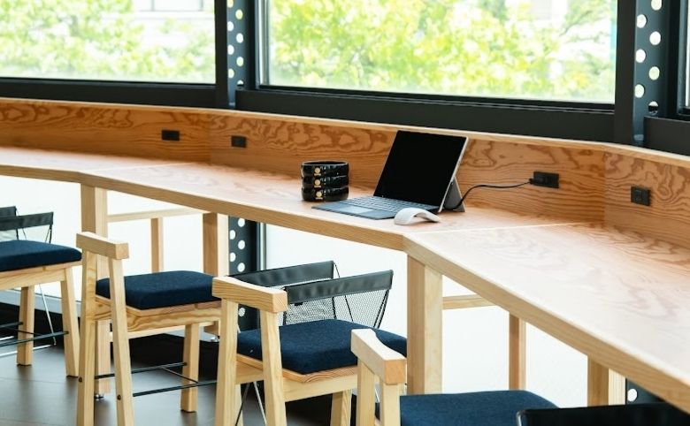 一福そばの店内