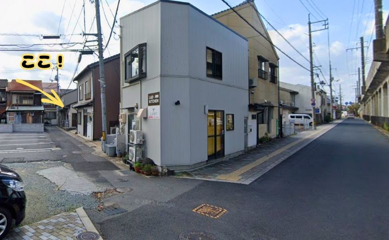 松江市寺町のSpice＆curry LAMPの場所