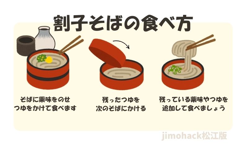 割子そばの食べ方